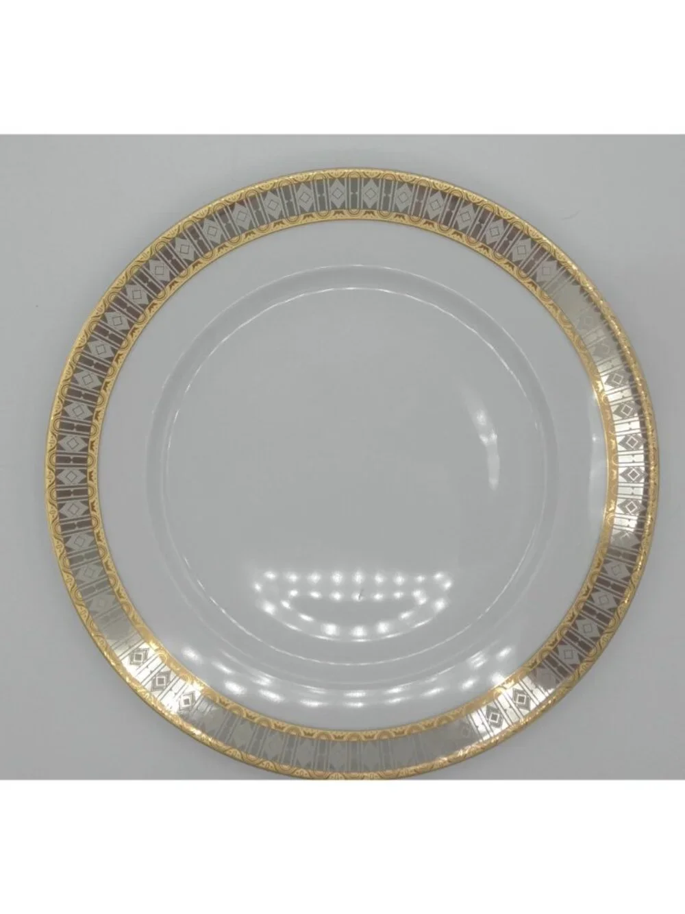 Platinum with Gold by Thun Baum Brothers Dinner Plates Set of 4 THUPLWG